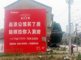 紫云墙体广告在乡镇、农村市场的媒体优势