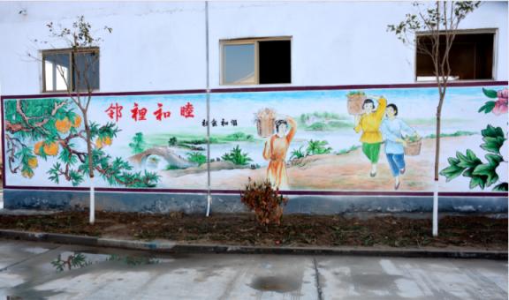 紫云乡镇文化墙 乡风文明焕发新活力