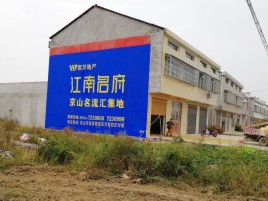 紫云农村墙体广告在不同形式上面展现的不同特色
