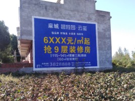 紫云墙体广告的好处