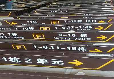 紫云广告标识中，常见的几种安装方式。