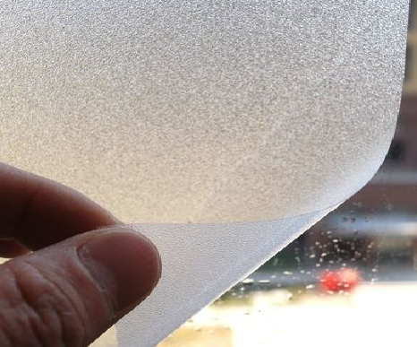 紫云玻璃门外面粘广告用什么材料好？