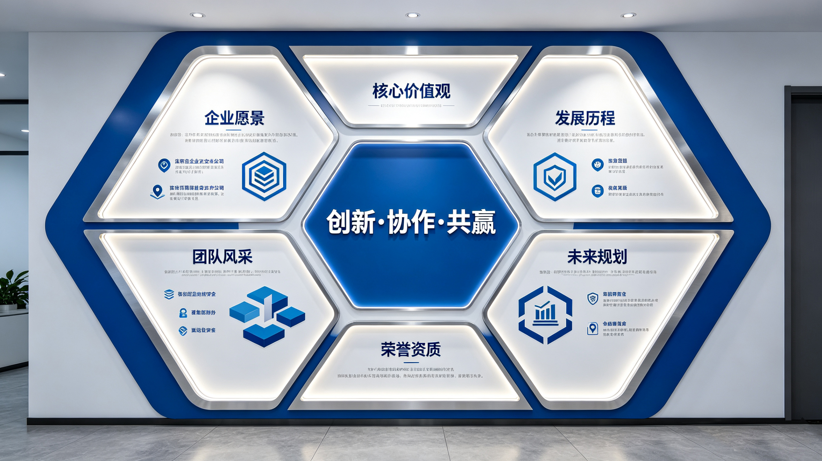 紫云企业文化墙六边形避坑指南（新手常犯5个错误）
